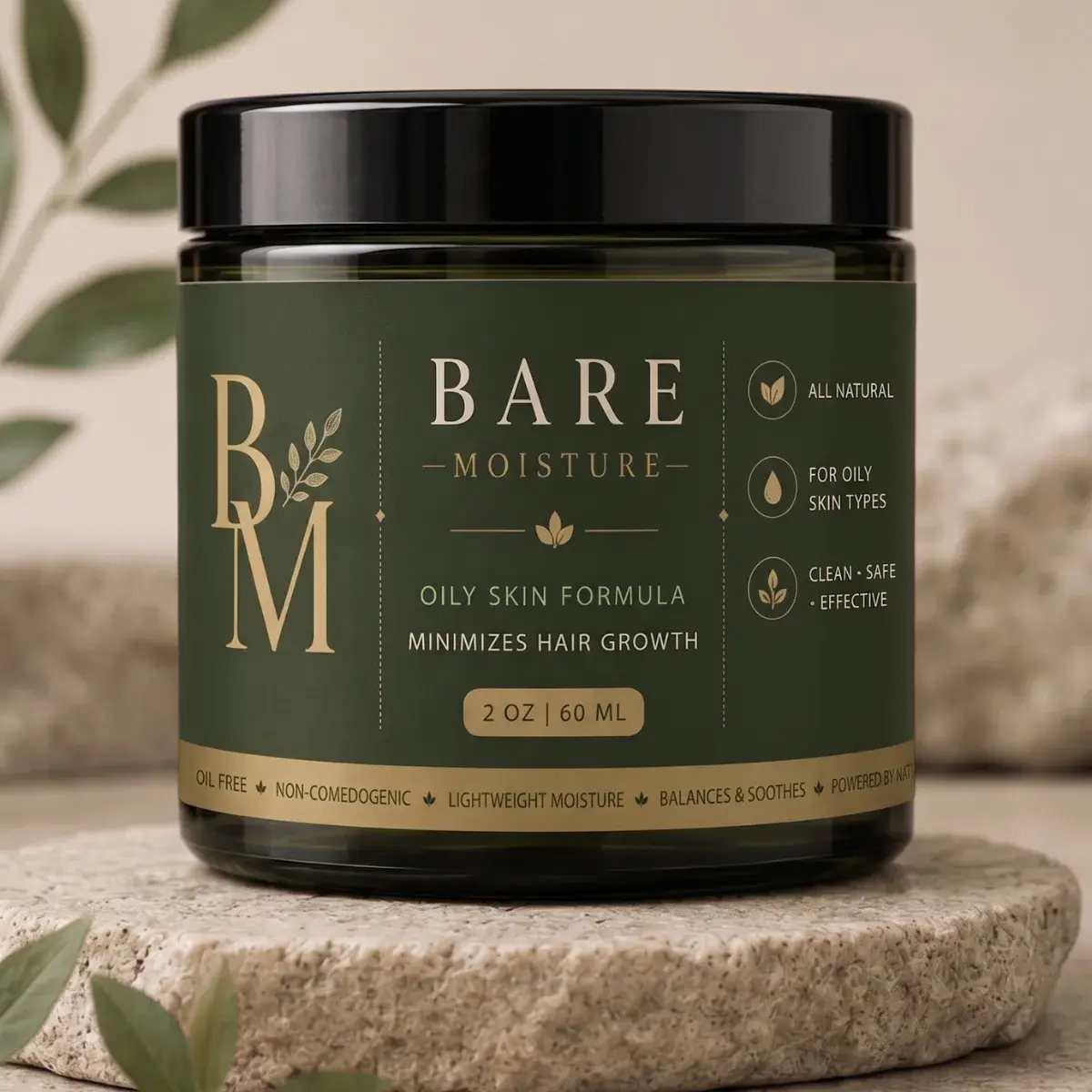 Bare Moisture Hair-Minimizing Moisturizer